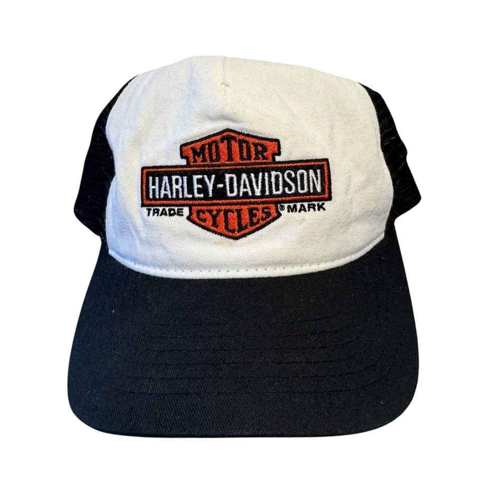 Harly -Davidson Men's Rural Bar & Shield Snapback‎ colorblocked Mesh Trucker Hat